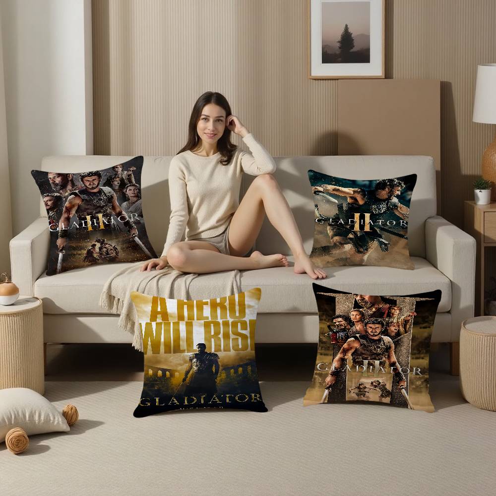 Gladiator Classic Movie Maple Design Cushion Cover Happy Autumn Harvest decor Holiday Decorati Pillow Cover
