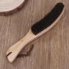 Horsehair Brush Wooden Handle Cleaning Brush Soft Horsehair Laundry Cleaning Brush For Furniture Clothes Coat Suit Lint Clothes