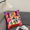 TTeen TitansS GGo Cartoon Cushion Cover Pillowcase Ultra Soft Skin Friendly Fabric Cloud Like Comfort Concealed Zipper