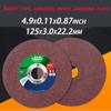 5" 125x3x22.2mm Stainless Metal Cutting Disc Grinding Wheel Blade, Abrasive Grinding Wheel Polishing Sanding Disc Angle Grinder