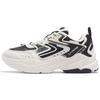 Li Ning Space Shock Absorption Low Top Sports Casual Shoes Women Sneakers White Black AGCR332-9