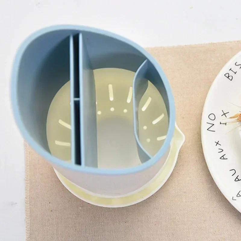 Kitchen Storage Tools Fork Draining Rack Knife Organizer Drainer Drying Rack for Spoon Chopsticks Holder Accessories Supplies