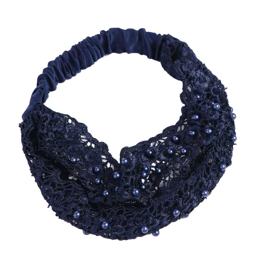Cover Flower For Women Makeup For Girls Diamond Wide Side Hair Accessories Women Hairband Lace Hair Hoop Korean Style Headband