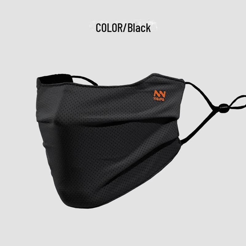 Мужская полнолицевая солнцезащитная маска: Дышащий, тонкий ледяной шелк для летней езды на велосипеде с защитой от ультрафиолета и глаз