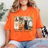 Vintage Halloween Shirt, Spooky Season Shirt, Ghost Pumpkin Cat Shirt