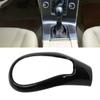 Car Gear Shift Head Cover Trim Shifter Knob Frame Sticker Black Replacement For Volvo XC60 S60 V60 V40