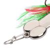 Metal Fishing Lure Bass Freshwater Saltwater Casting Hard Bait Treble Hook