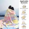 1pc Sweet Sanrio Characters Blanket, Seasonal Home Decor, Soft Throw Blanket, Living Room, Travel, Camping, Car Blankets, Beach, Office Naps, Perfect