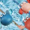 Bath Playthings Cute Swimming Clown Fish Bath Toy ideal for Toddlers Floating Wind Up Playthings ideal for Boy Girl Latest Born Infant Bathtub Baby