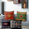 Colorful Tribal Patterned PillowcasesSuitable for Sofa Car Bedroom Decorative Cushion Cover Pillow Cover