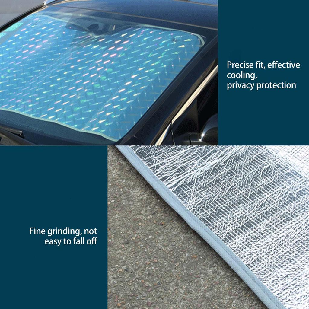 140x70 см Автомобильный солнцезащитный козырек на лобовое стекло Автомобильный солнцезащитный козырек-отражатель Складной Защита от УФ Автомобильный аксессуар-щит для интерьера Для грузовиков