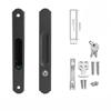 Invisible Sliding Door Lock Stainless Steel Window Latch Durable Door Handle Lock  Sliding Window