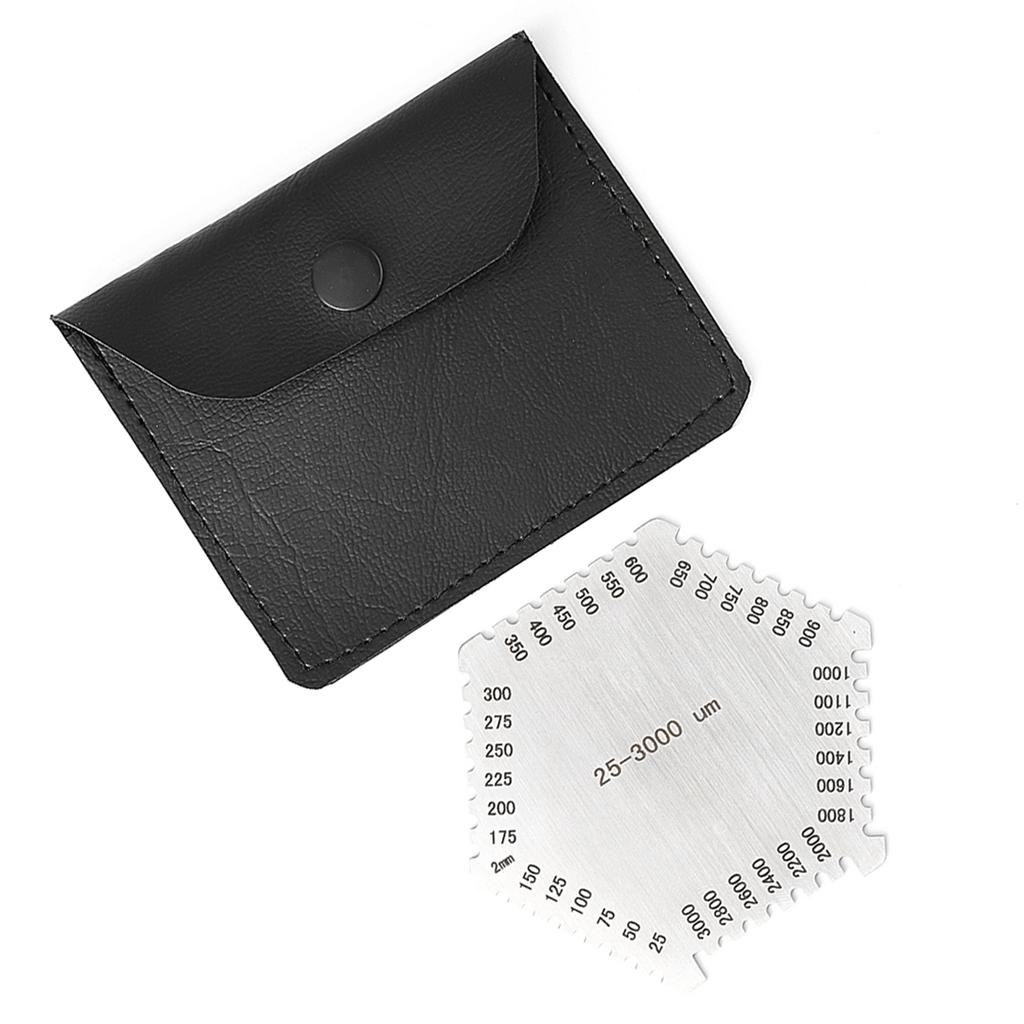 High  Stainless Steel Wet Film Comb 25-3000um Thickness Gauge