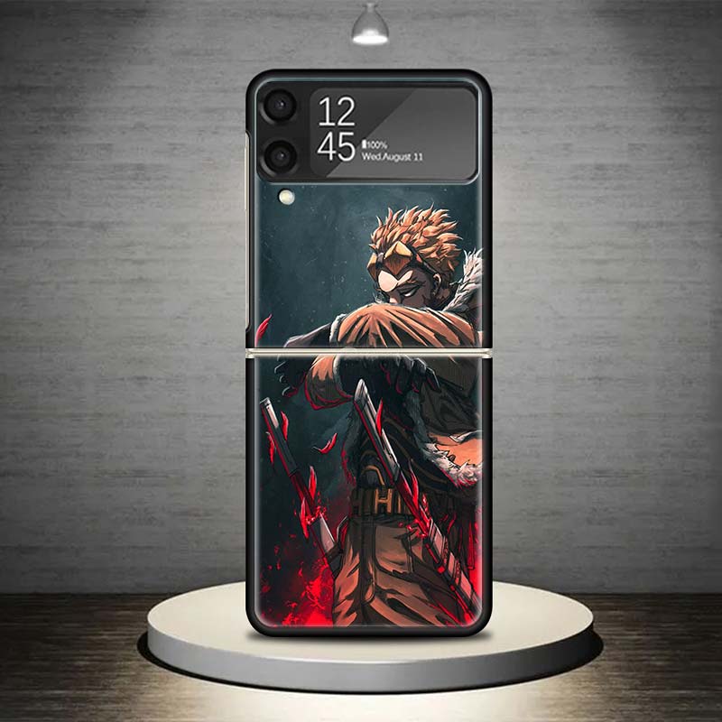 Чехол для телефона Hawks MHA My Hero A-Academy для Samsung Galaxy Z Flip 7 6 5 4 3 5G Ударопрочный чехол Z Flip7 Flip6 ZFlip5 Flip3 Flip4