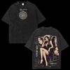 One Piece Nico Robin Washed Anime T-Shirt Men Women Unisex Vintage Anime Oversized Streetwear Graphic Short Sleeves High Quality Female Male Clothing