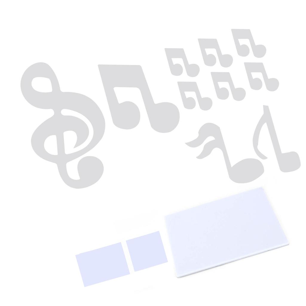 Музыкальная нота настенная наклейка DIY инновационные рельефные наклейки для дома спальня фон украшение серебро