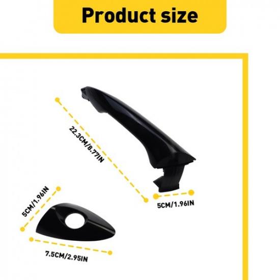 Exterior Door Handle For 2011-2016 Hyundai Elantra Front Left Driver Side Outer