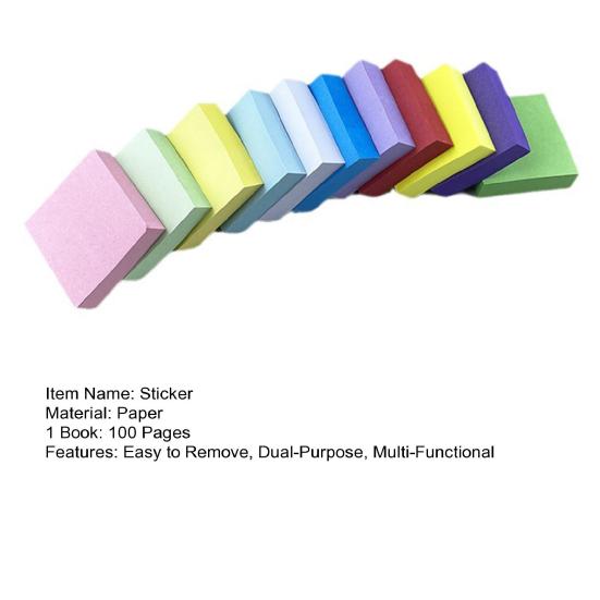 11 Book Total 1100 Pages Sticker Labels Waterproof Durable Smooth Writing Strong Adhesive Back Versatile Adhesive Tags