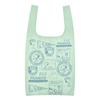 Eco Folding Compact Marche Bag for Commuting To Convenience Store Cute 0458 Green [Snoopy] Bag, Women, Men, Shopping, Work, School, Travel, Outings,
