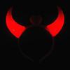 Festival Creative Decor LED Lamp Glowing Horns Luminous Devil Headband Lights Christmas Party Decor Masquerade Bar Supplies