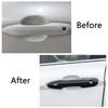 Carbon Fiber Style Print Door Handle Cover Trim For Toyota Camry 2018 2022 Pruis Hatchback 2016  Corolla Avalon Anti