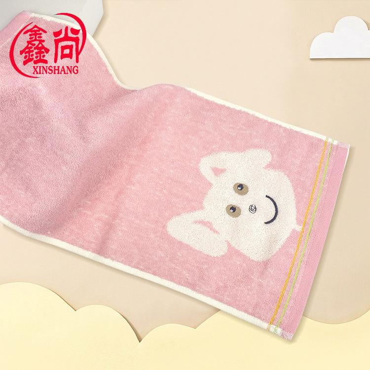 Мультяшный щенок детское полотенце домашнее чистое хлопковое мягкое впитывающее детское полотенце для мытья лица полотенце для рук