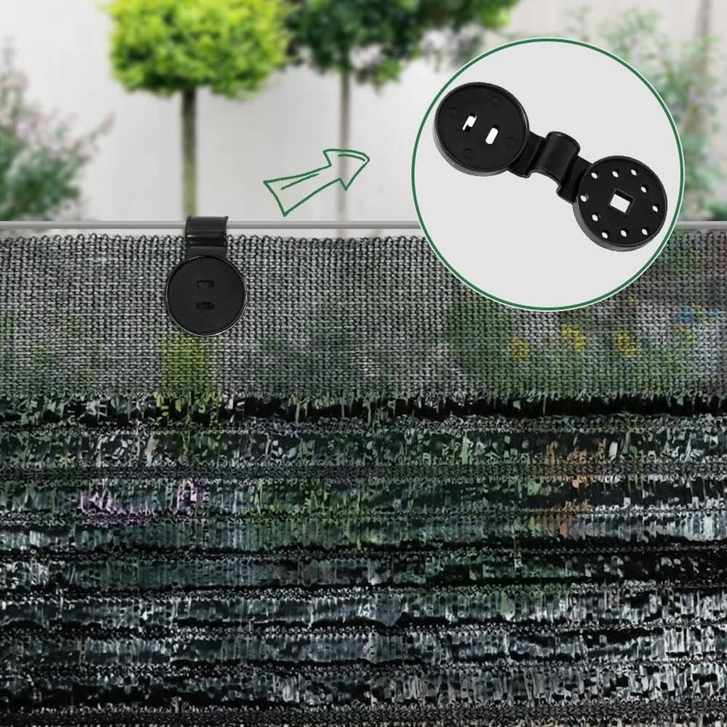 5-100pcs Sun Shade Net Clip Outdoor Fence Installation Hook Greenhouse Film Sunshade Net Clamp for Garden DIY Tool Accessories
