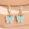 SHEIN butterfly earrings, summer temperament super fairy butterfly earrings, ear buckles ins wind color
