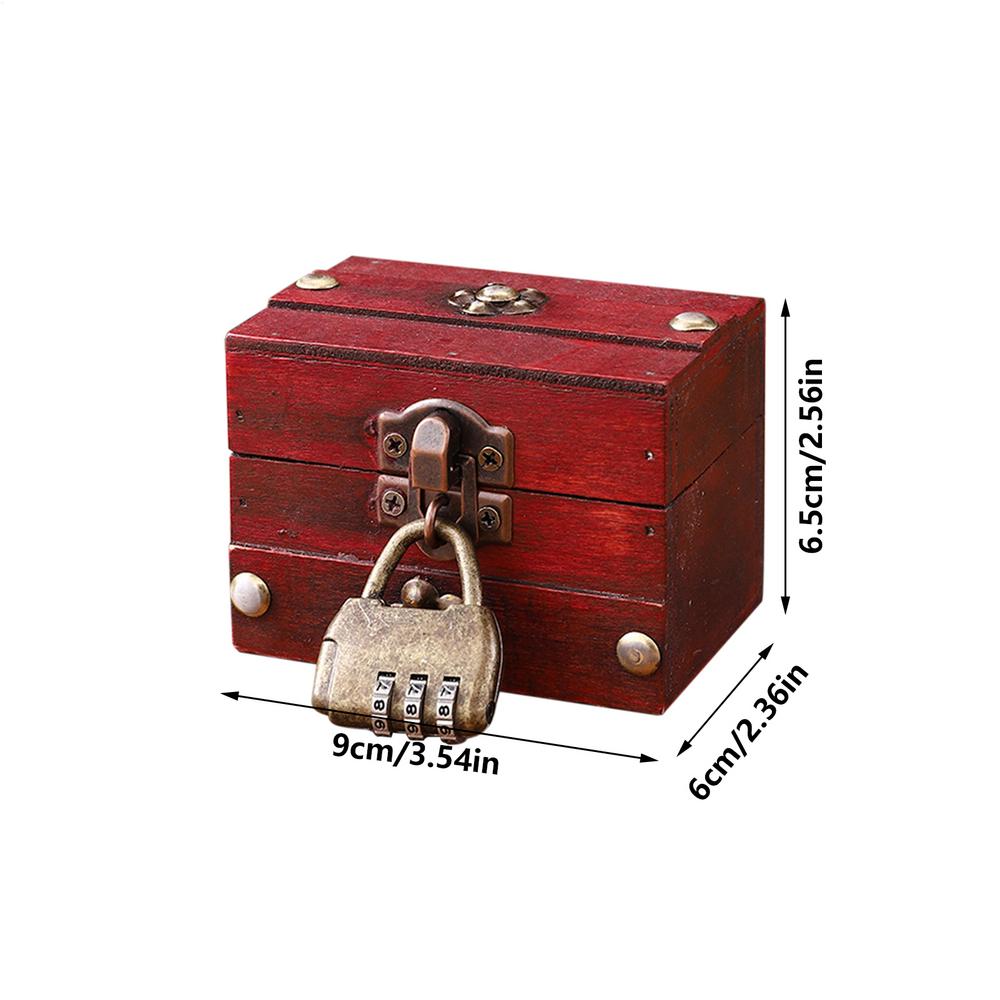 Wood Chest Antique Keepsake Storage Organizer Jewelry Storing Storage Organizer For Bedroom Tabletop Nightstand Dresser Vanity