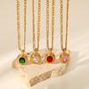 Designer Fine Pendant Necklaces Waterproof Hypoallernic Stainless Steel Pendants Necklace Jewelry for Women