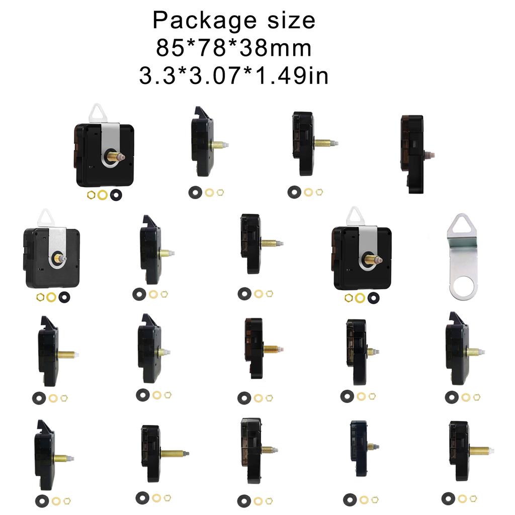 Long Shafts Length Wall Clock Movement Quartzs Quiet Clock Mechanism Replacement Wall Clock Repair Parts Kits for Crafts