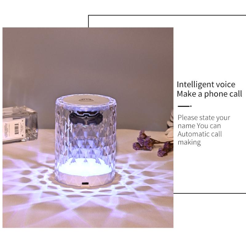 Умный Bluetooth-динамик с искусственным интеллектом, красочная атмосферная подсветка, TWS, красочный мини-аудио, голосовой диалог, интеллектуальное управление