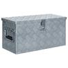 Aluminium Box - vidaXL - 61.5 X 26.5 X 30 Cm - Silver - Rustproof - 1 Compartment
