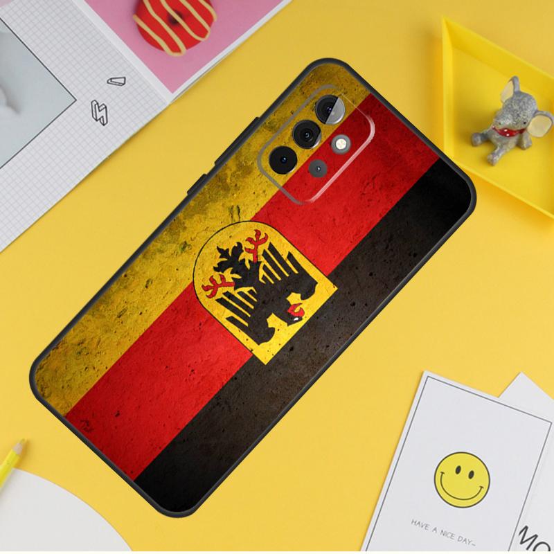 Чехол с флагом Германии для Samsung Galaxy A34 A35 A14 A15 A25 A53 A33 A13 A52 A32 A12 A51 A71 A54 A55