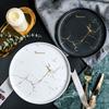 Nordic Style Marble Disc Tableware Ceramic Plate Steak Plate Salad Plate Kitchen Supplies