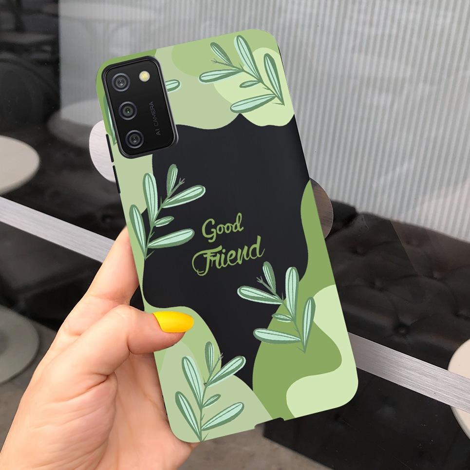 Women Fashion Girly Phone Case For Samsung M02S M02 Back Cover Rubber Pudding Bumper For Fundas Samsung Galaxy M02 Sodt Silicone