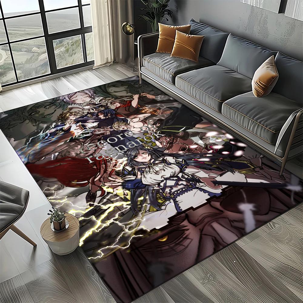 Новый Стиль Record of Ragnarok Мультфильм Аниме Ковер Коврик для Гостиной Спальни Дома Украшение Дивана, Детский Нескользящий Напольный Коврик