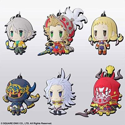 Final Fantasy Торговые резиновые брелоки Том 5 КОРОБКА продукт 1 КОРОБКА 6 штук, всего 6 типов