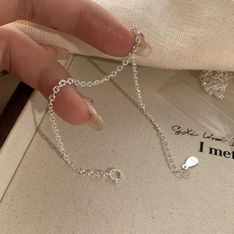 Элегантный браслет из стерлингового серебра с жемчугом - изысканный легкий роскошный подарок для подруг и модное украшение для рук