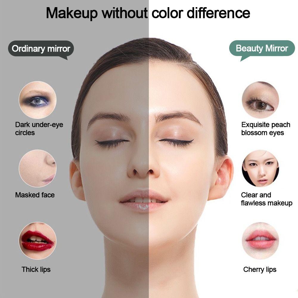 С зеркалом косметичка со светодиодной подсветкой набор для красоты для хранения простой косметический кейс аксессуары для туалетного столика