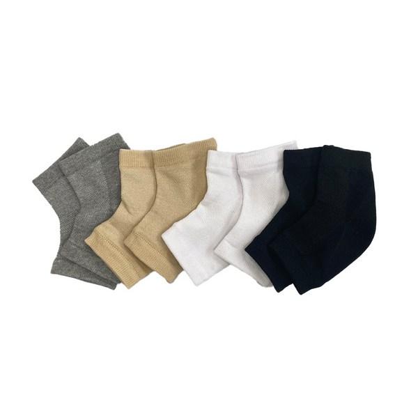 Life Plus Foot Care Heel Moisturizing Socks 4 Pairs, 1 Set