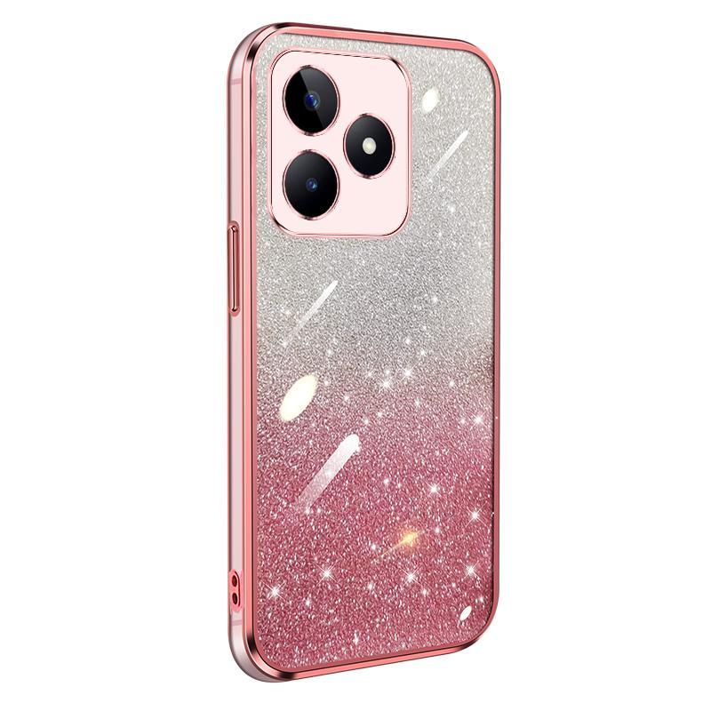 Для Realme Note 50 Note50 RMX3834 чехол из мягкого силикона с кромкой, блестящий чехол из ТПУ для телефона, задняя крышка