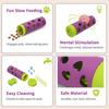 Dog Paw Pattern Pet Leaking Food Toy Teeth Grinding Pet Snack Roller  Pet Self-play