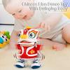 Robot Chinese Style Fun Music Retro Design Light Effect Vivid Dance Toy for Kids