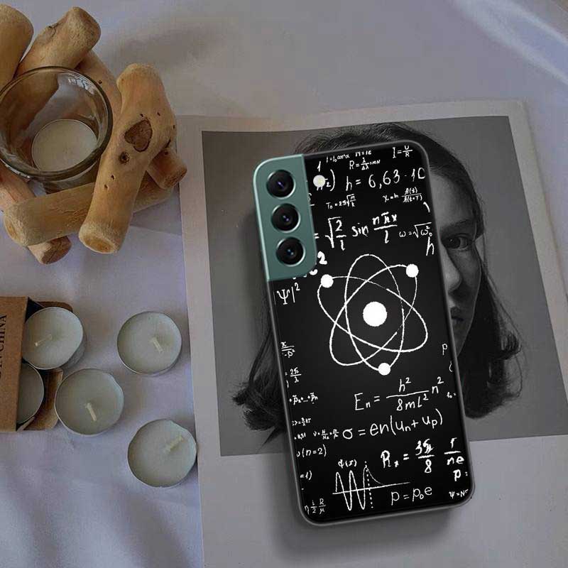 Physics Chemical Mathematics Phone Case For Samsung Galaxy Note 20 Ultra 10 Lite 9 8 M11 M12 M21 M30S M31 M32 M51 M52 J8 J6 J4 P