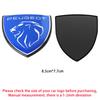 1/2Set Car Front Hood Badge Front Grille Logo Sticker Decor Accessory For New Peugeot 206 208 207 3008 308 2008 107 508L 106 108