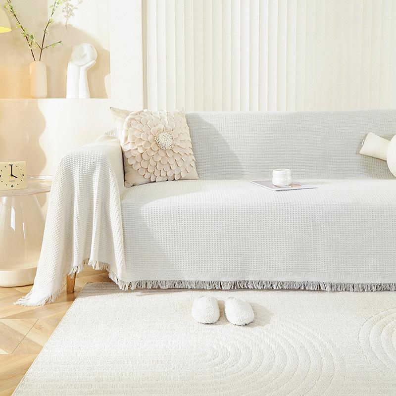 Скандинавский простой однотонный ins ветер чехол для дивана ткань универсальное полотенце для дивана на четыре сезона полный чехол универсальный всеобъемлющий чехол для дивана