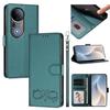 Happy Heart Pattern Magnetic Closure Vegan Leather Phone Case With Wrist Strap For vivo X200 FE