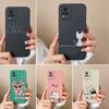 Case For Vivo V17 V20 S19 Y75 S16 Y77 Funny Cartoon Cat Pattern Phone Covers Screen Protector Soft Silicone Anti Slip Protection For Vivo Bumper Shell