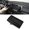 Черный ABS центральный пульт управления приборной панели держатель телефона ящик для хранения телефона держатель лоток подходит для Toyota Tacoma 2016-2022 авто